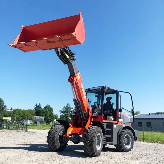 Everun Mini 2,5 Tonnen Er2500f Schaufel-Frontend-Radlader, kleiner Teleskoplader, Teleskop-Gabelstapler, Lader, Schaufelmaschinen zu verkaufen